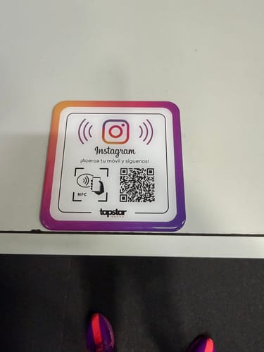 Customer photo review of Placa Seguidores Instagram