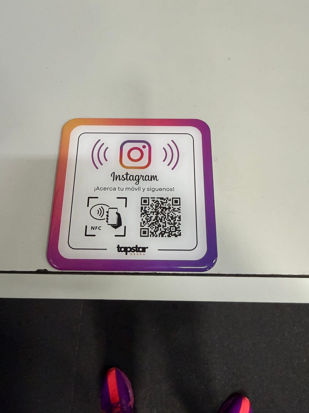 Customer photo review of Placa Seguidores Instagram