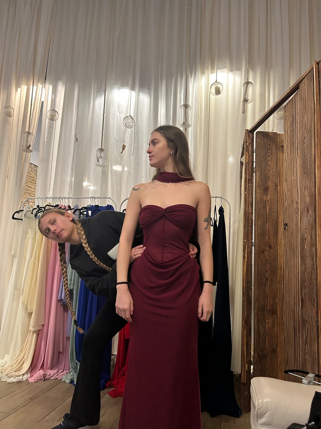 Customer photo review of The Perla Dress