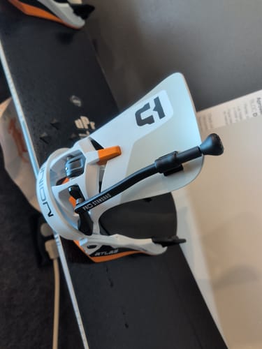 Customer photo review of Push Button Quick Release for Step On® Bindings