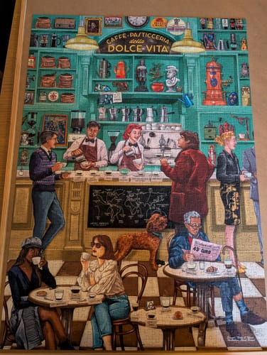 Customer photo review of Italy Coffee Puzzle