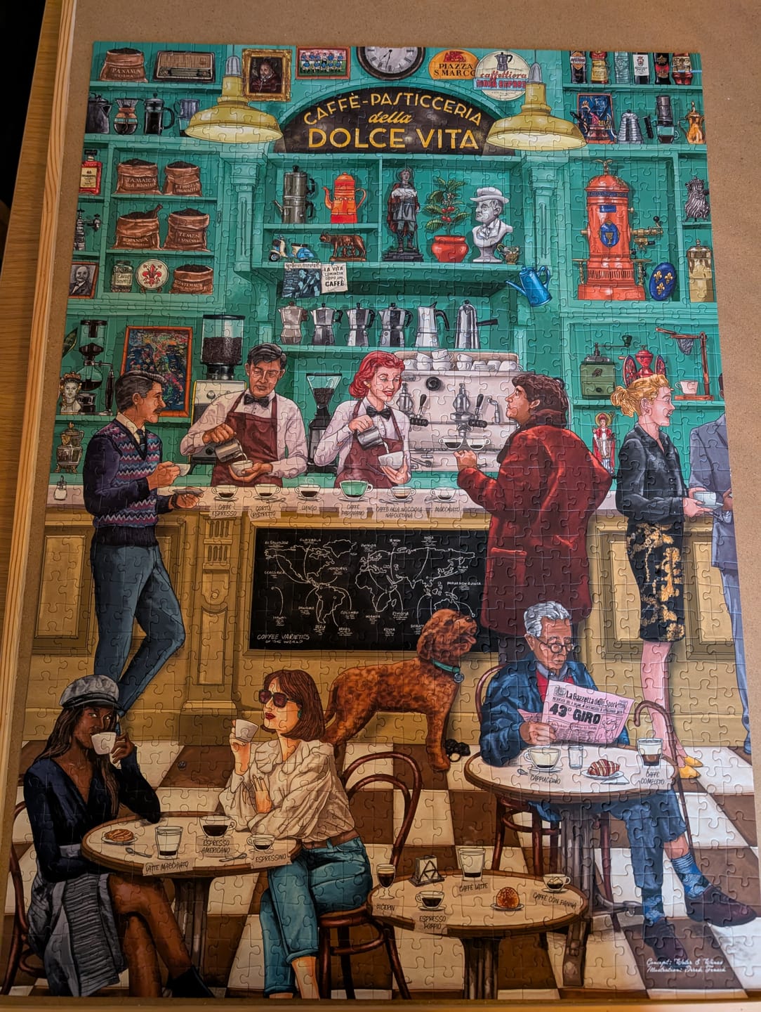Customer photo review of Italy Coffee Puzzle