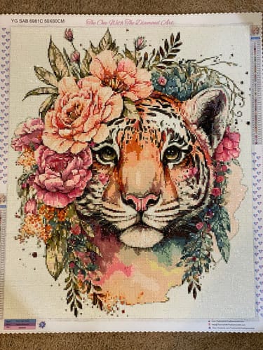 Customer photo review of Floral Tiger (Pink)
