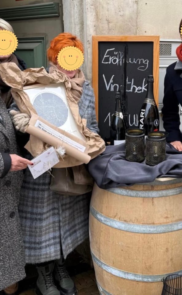 Customer photo review of Viel Erfolg - Geschenk zur Geschäftseröffnung - Personalisiertes Poster