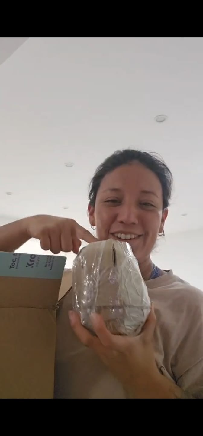 Customer photo review of Miel de Abeja 100% Pura de Flor de Mezquite (500 g)