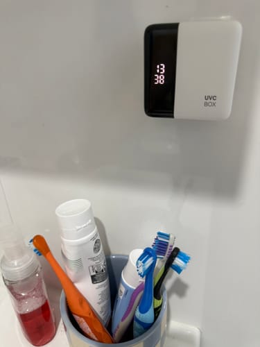 Customer photo review of Oralux UV Toothbrush Sanitizer