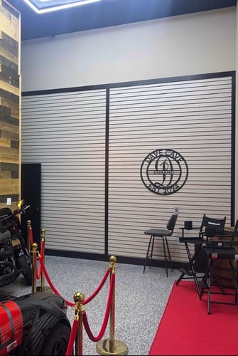 Customer photo review of Elaborate Name - Steel Sign