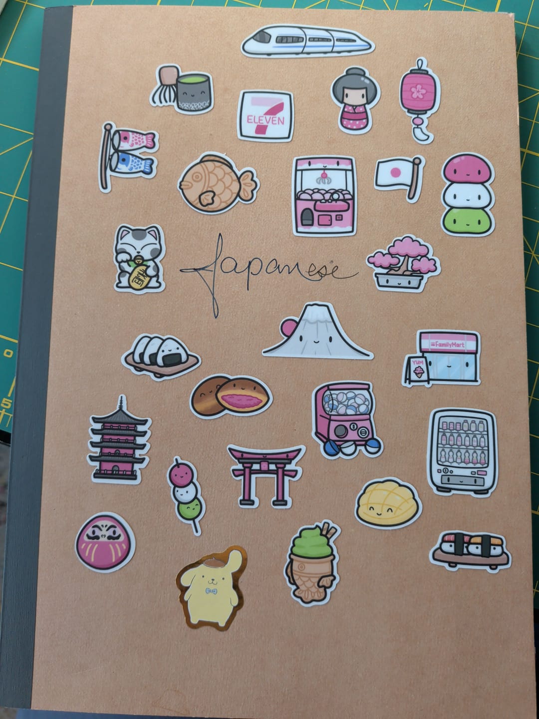 Customer photo review of Hello, Japan Sticker Sheet