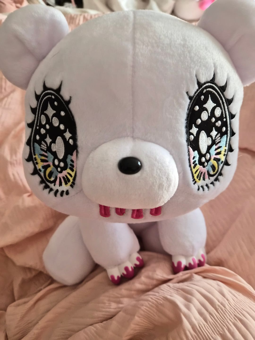 Customer photo review of Gloomy Bear x Yurie Sekiya Chax Taito Plush [WHITE] SHIPPING NOW!!