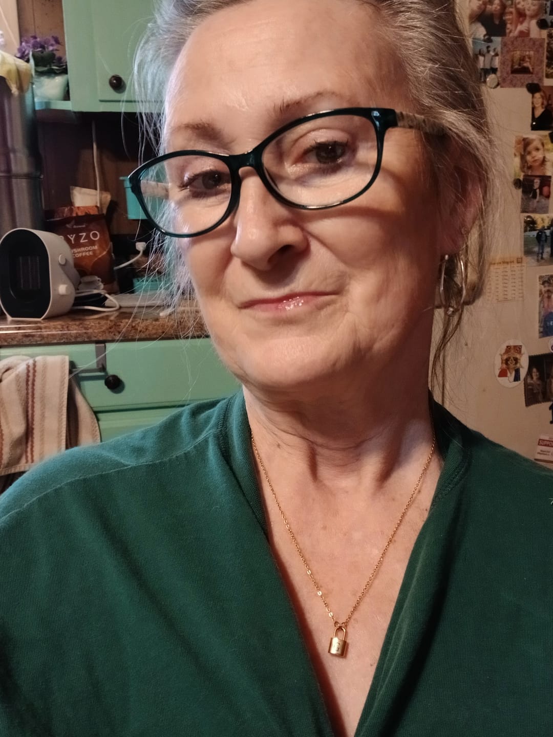 Customer photo review of Ellie Initial Love Lock Necklace (Bundle)