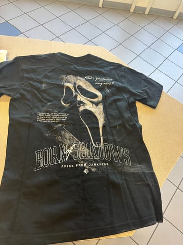 Customer photo review of Halloween 'Scream' T-Shirt