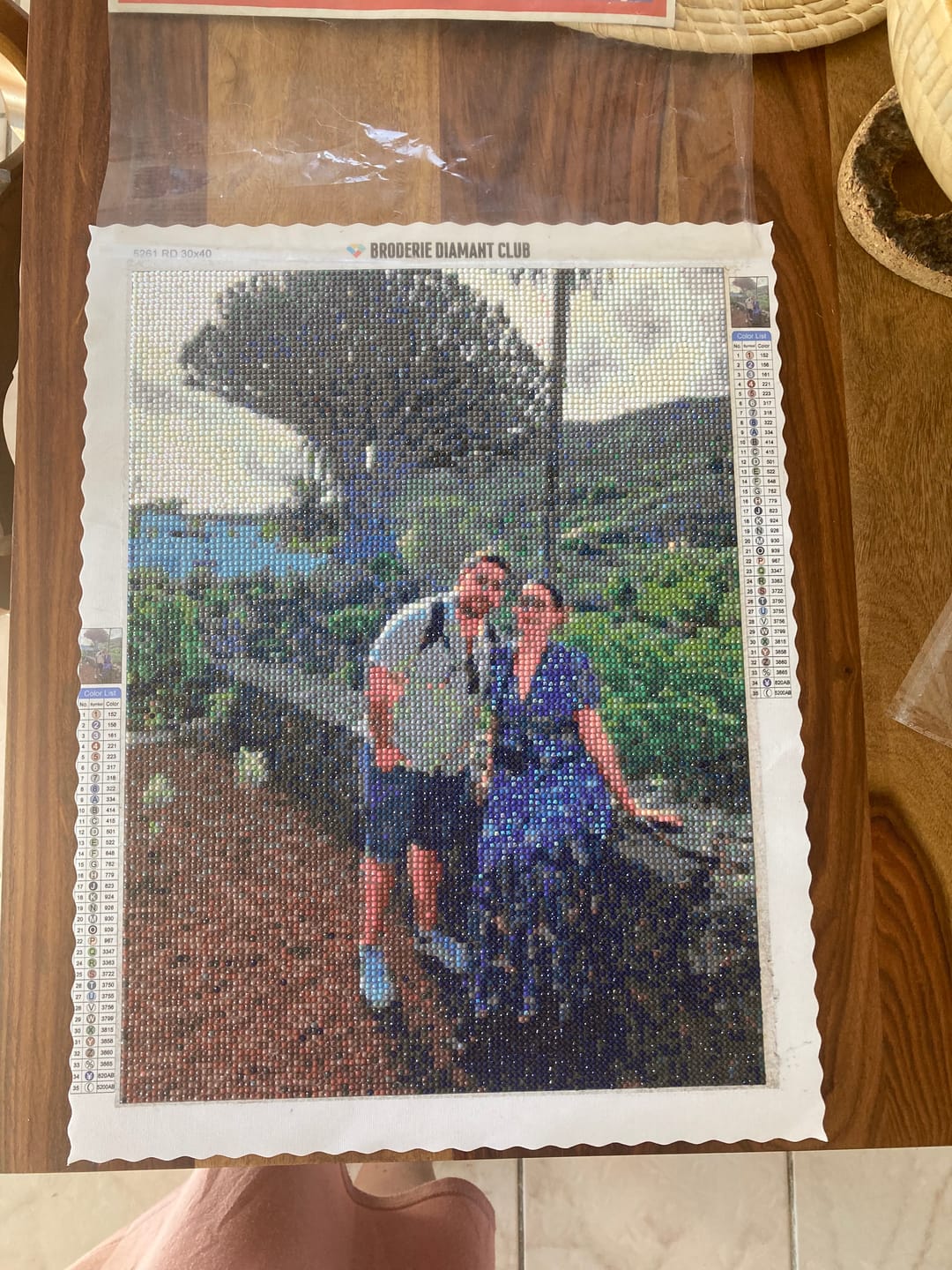 Customer photo review of Broderie Diamant Club™ Kit Personnalisé