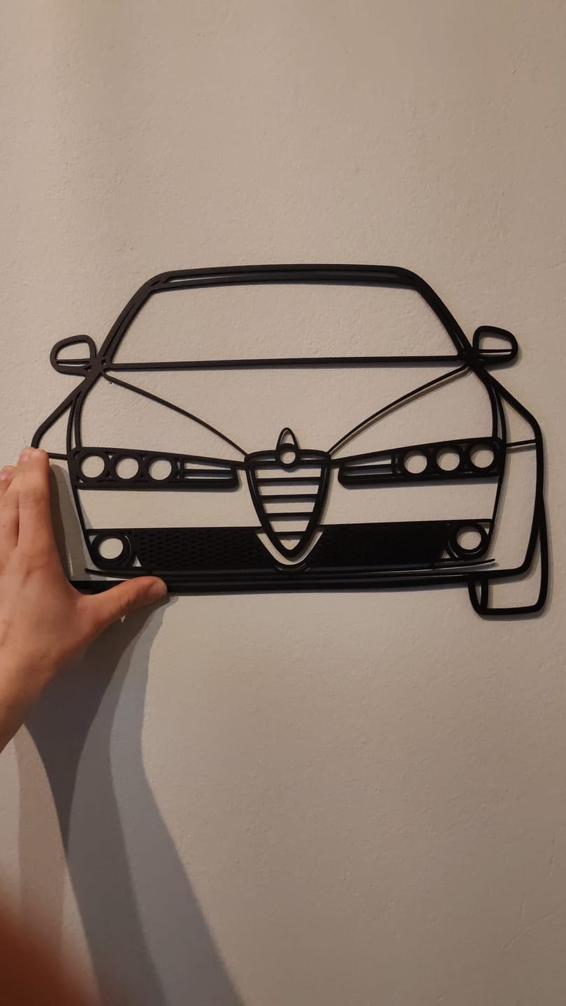 Customer photo review of Your Custom Metal Car Silhouette