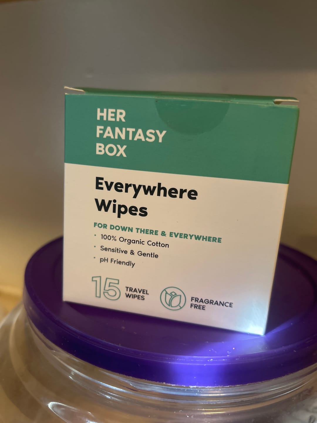 Customer photo review of Everywhere Wipes - Odor Removing Travel Wipes