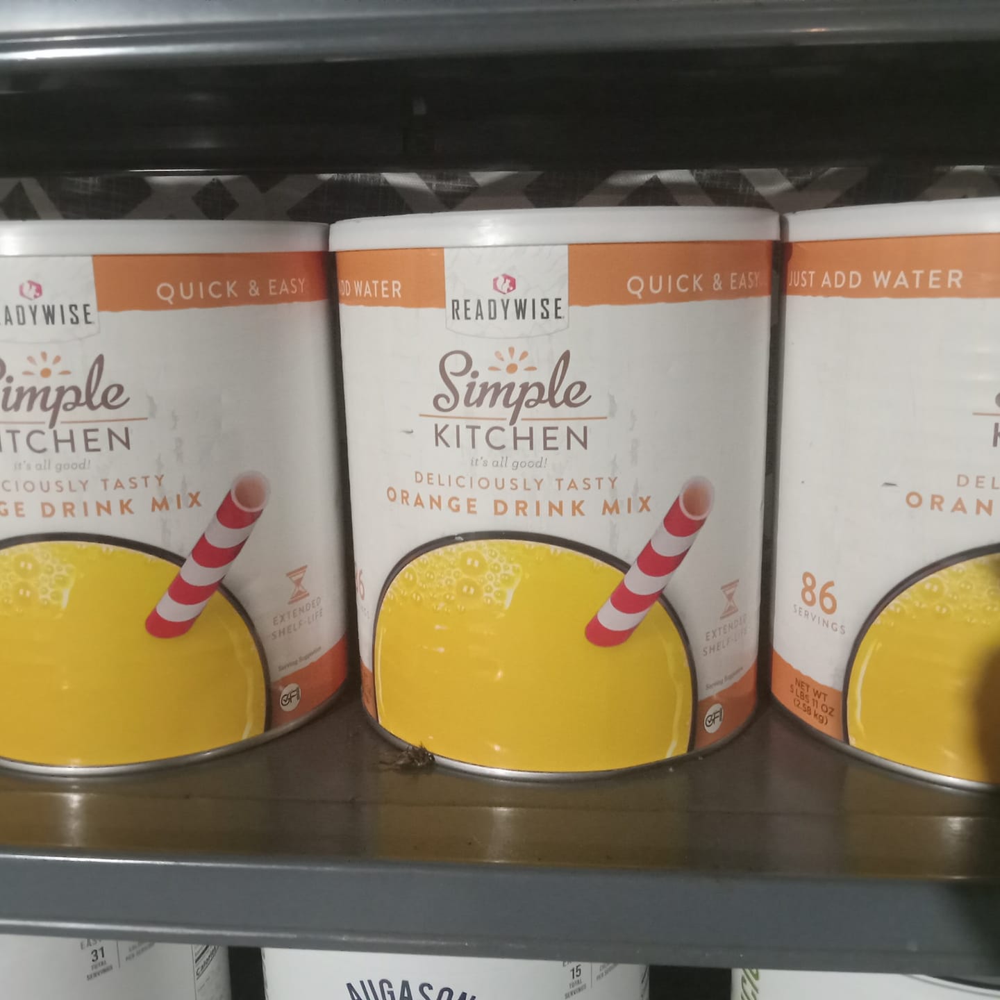 Customer photo review of Orange Drink Mix – Freeze-Dried #10 Can – 86 Servings | ReadyWise