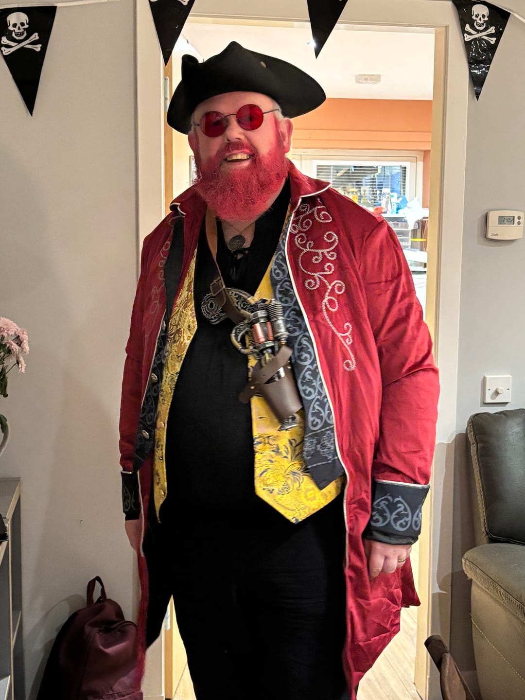 Customer photo review of Pirate Murder Mystery Host Your Own Game Kit