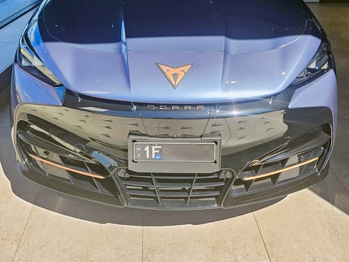 Customer photo review of [WA] Slimline SL2 - 372mm (w) x 100mm (h) - Number Plate Bracket
