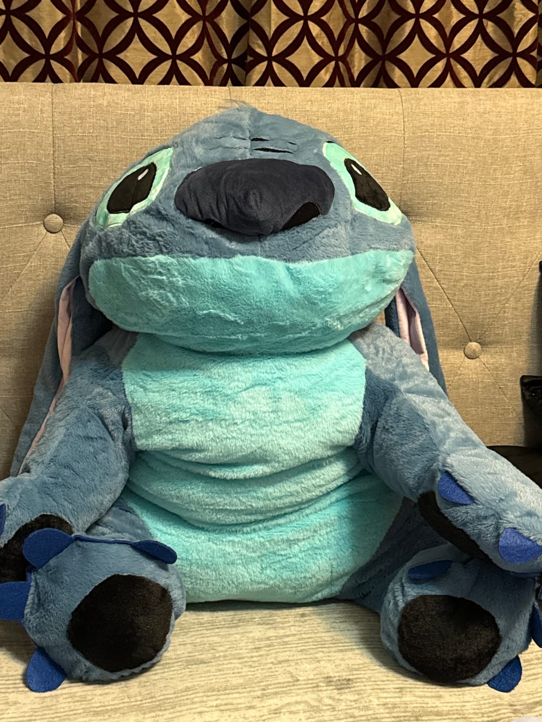 Customer photo review of Peluche Stitch Géante 120cm