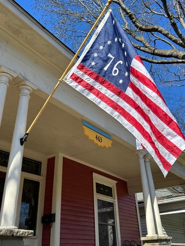 Customer photo review of 3' x 5' Bennington Flag