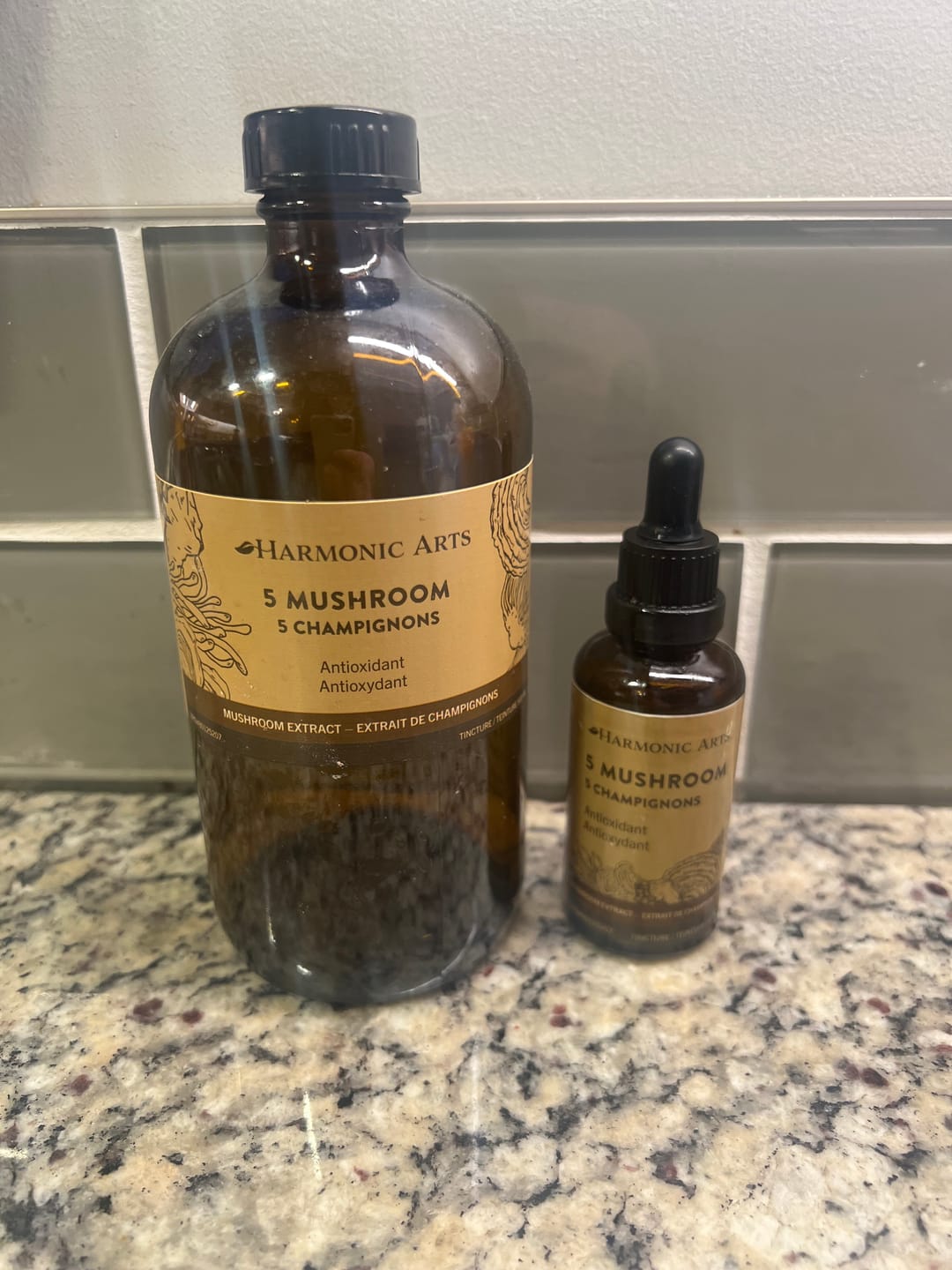 Customer photo review of 5 Mushroom Tincture