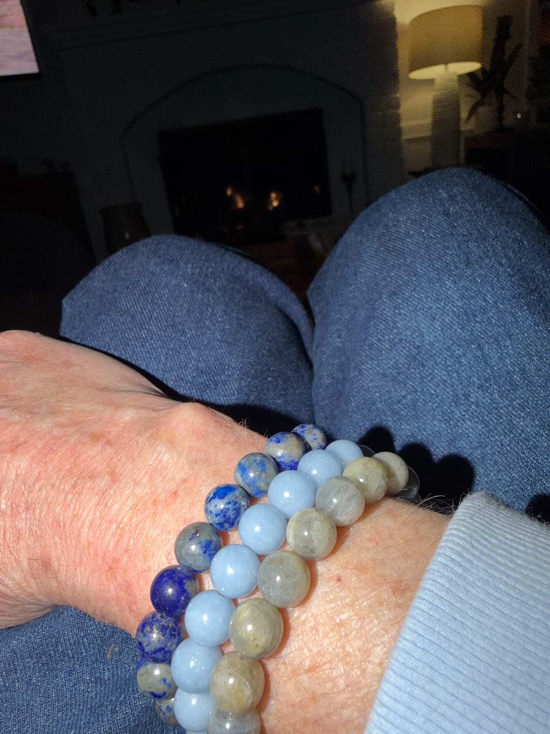 Customer photo review of Celestite Bracelet