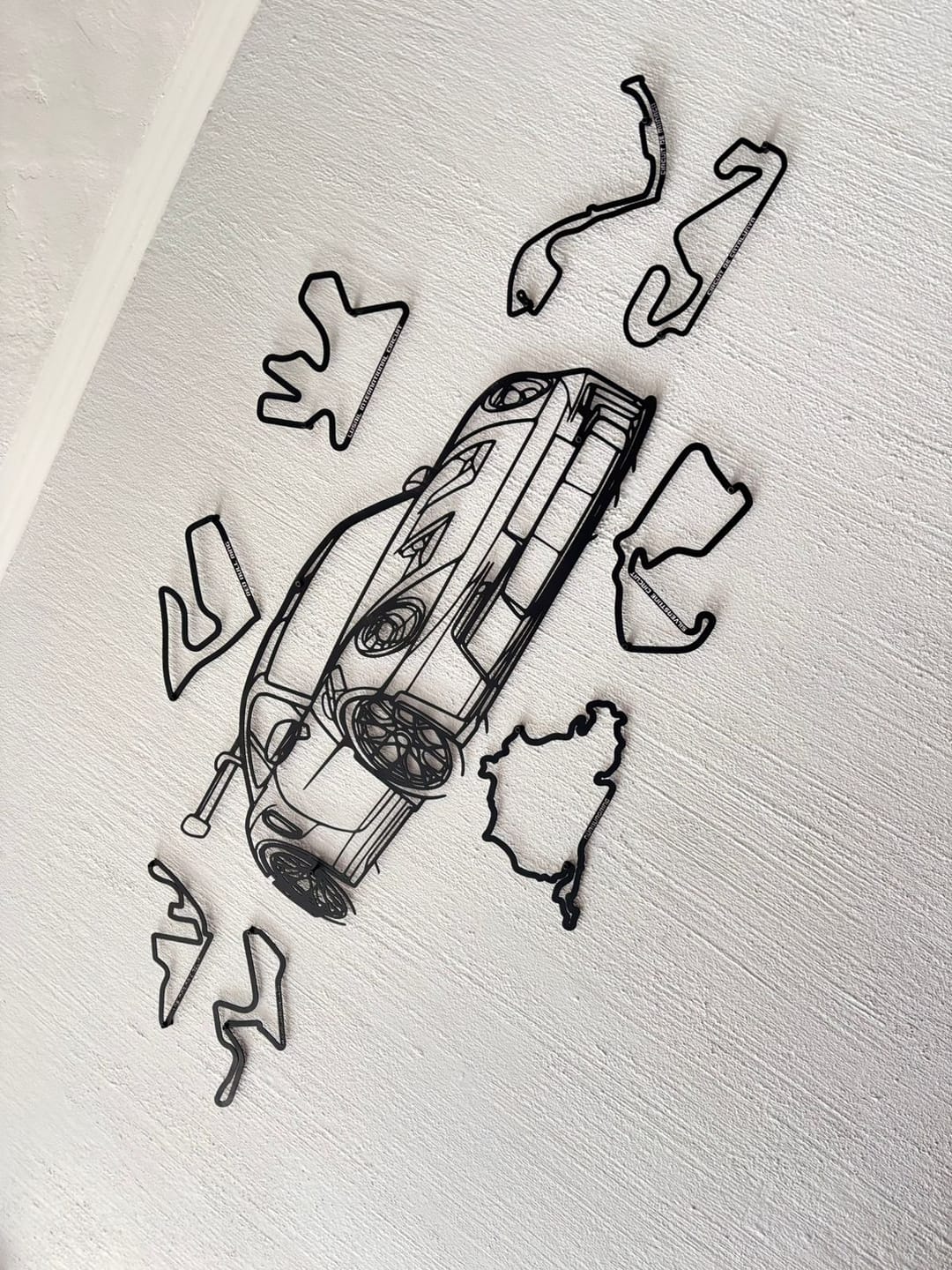 Customer photo review of YAS MARINA CIRCUIT METAL WALL ART