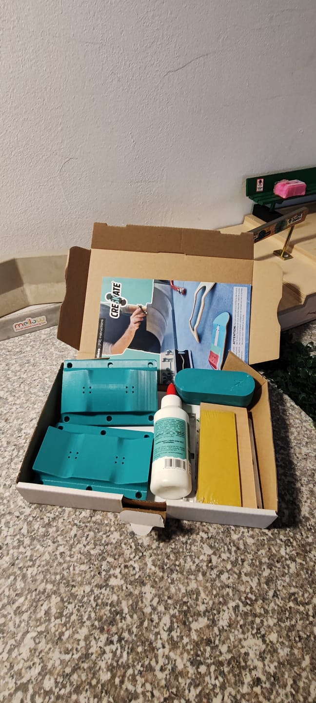 Customer photo review of Fingerskateboard Construction Kit - for Experts