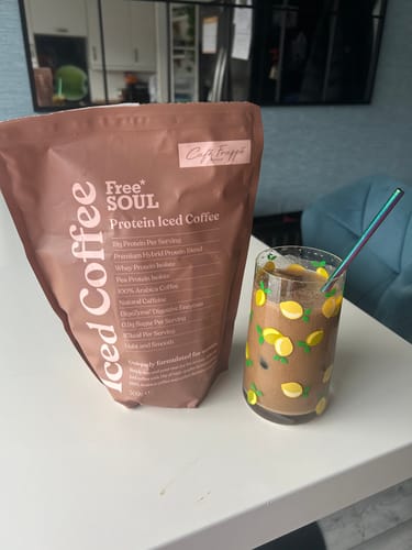 Customer photo review of Protein Mocha Coffee
