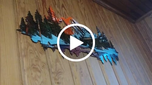Customer video review of Rocky Mountain Printed Wall Art