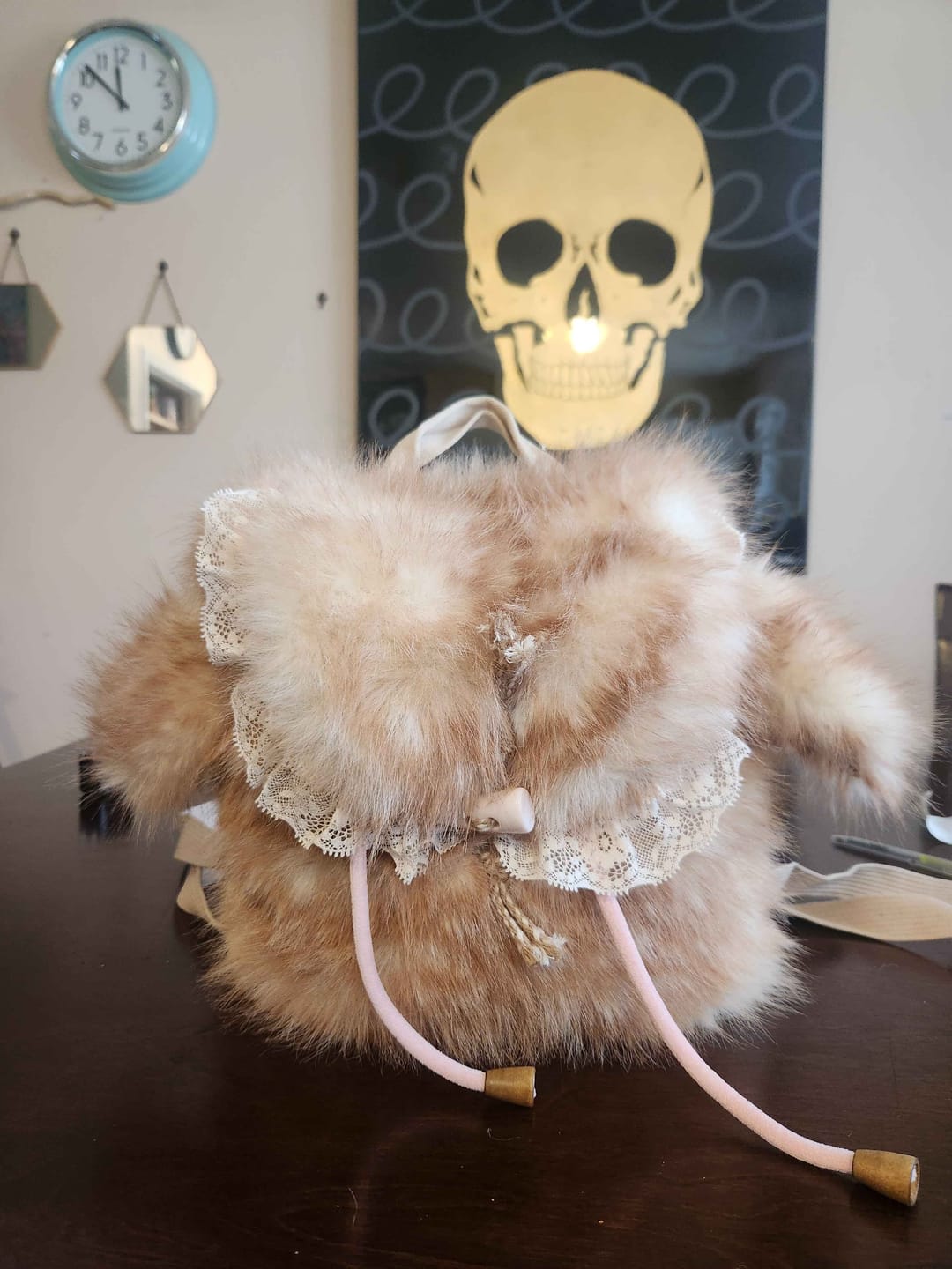 Customer photo review of Rose Island Deer Backpack