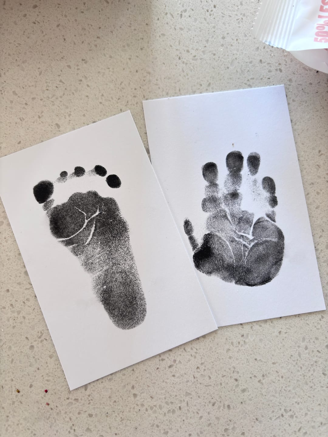 Customer photo review of Mammas Milk Bar Inkless Print Keepsake