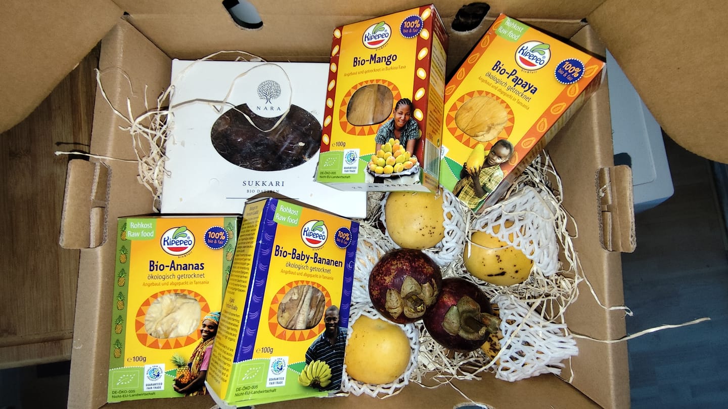 Customer photo review of Mangostan Aktionsbox % 1,25kg