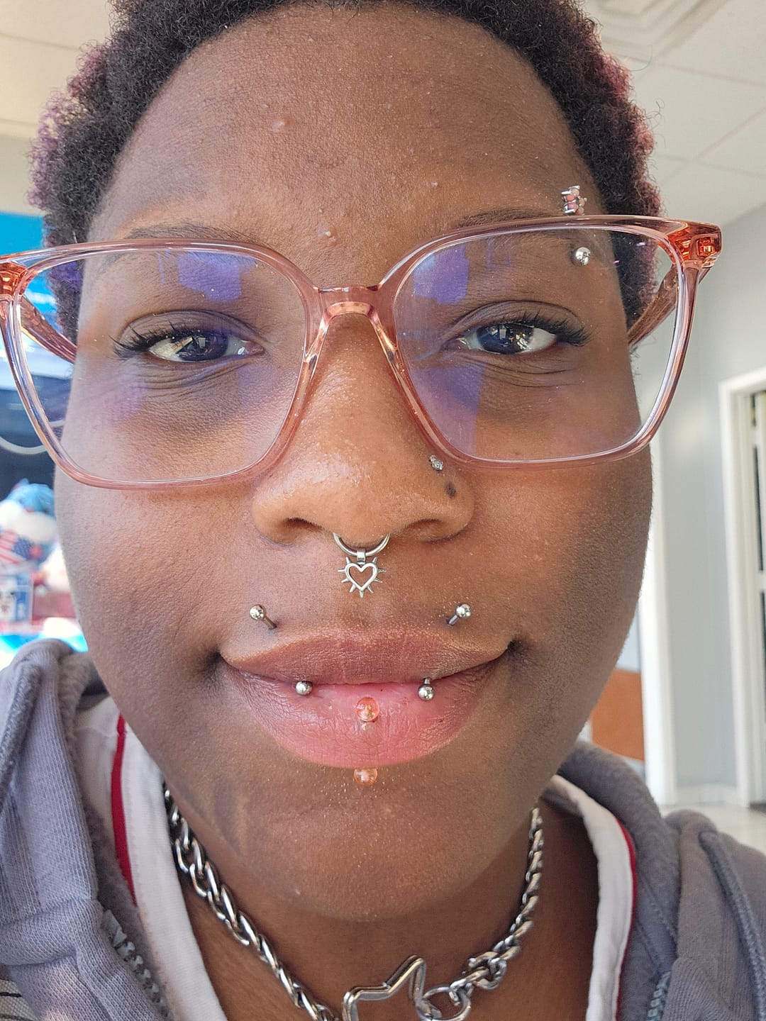 Customer photo review of SPIKED HEART SEPTUM