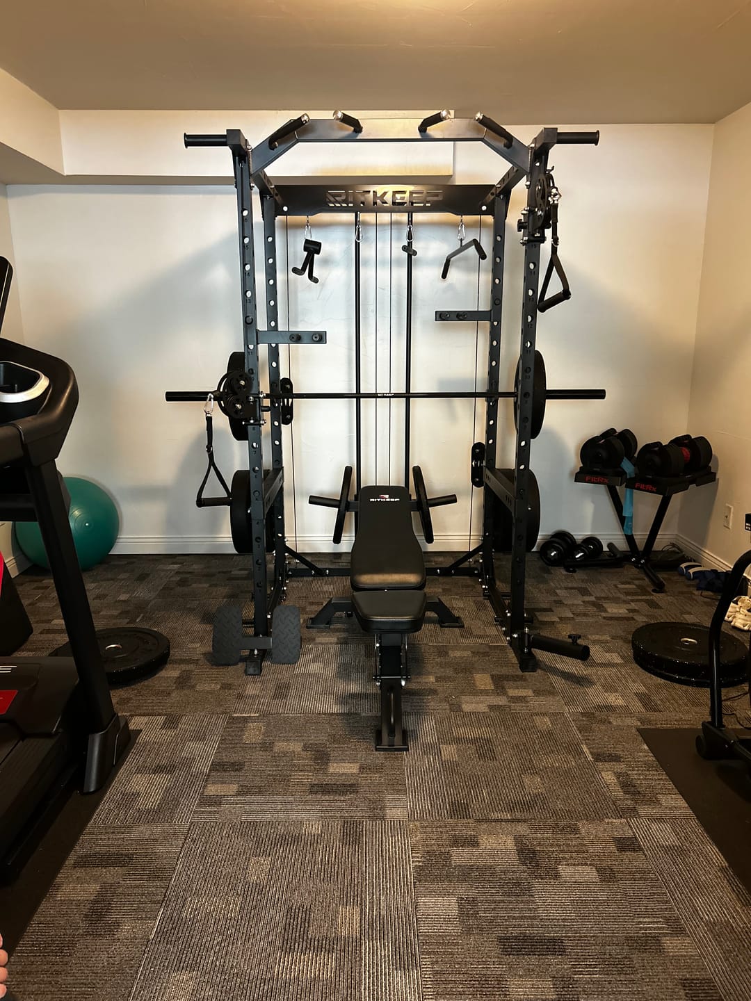 Customer photo review of URA-MAX COLORED Bumper Plate Sets