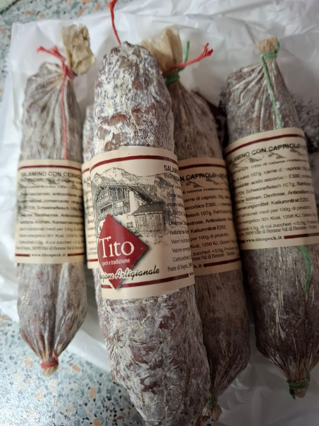 Customer photo review of Salamino con capriolo