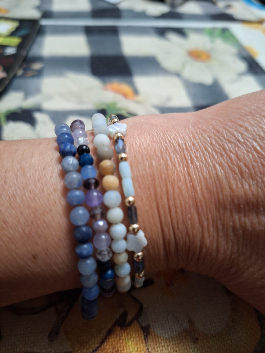Customer photo review of Coastal Bracelet (4MM beads)