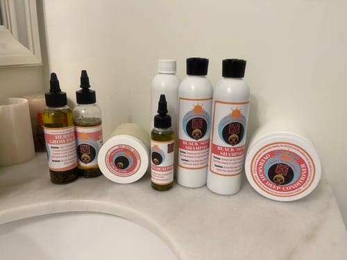 Customer photo review of Growth & Hydration Combo