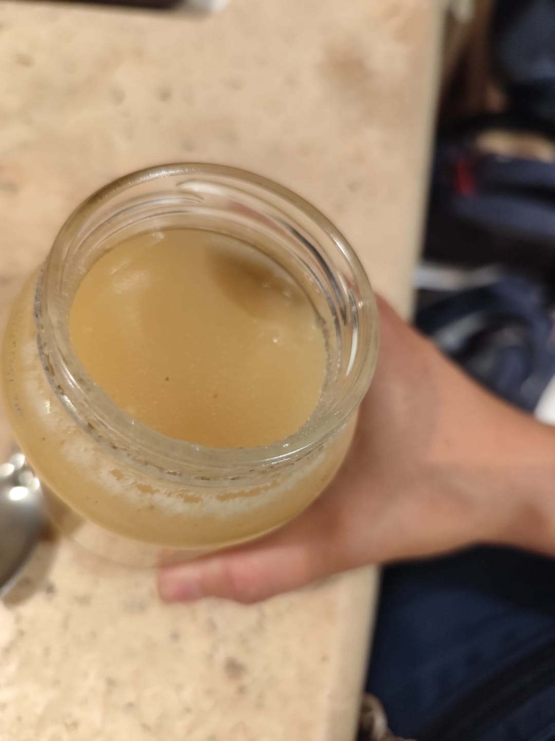 Customer photo review of Miel de Abeja 100% Pura de Flor de Mezquite (500 g)