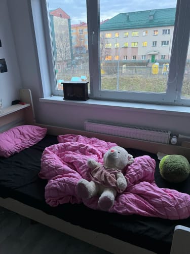 Customer photo review of Bubble Cloud Bedding Set