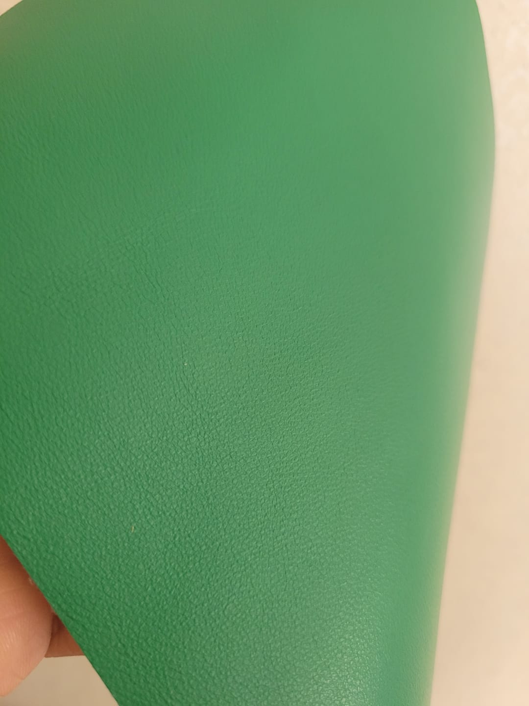 Customer photo review of Drum Dyed Lamb Nappa, 1.5 Oz | 100+ Colors