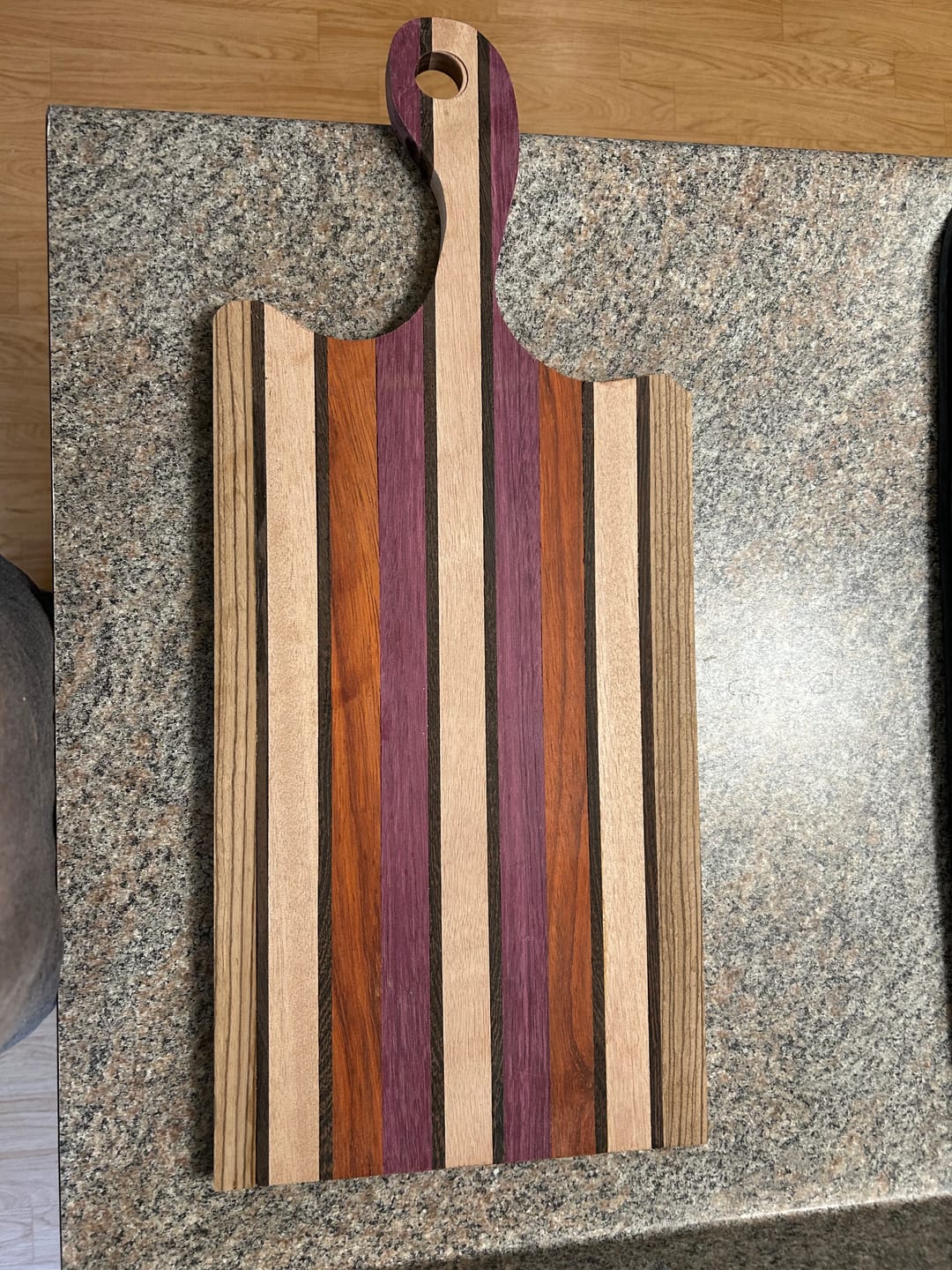Customer photo review of Router Templates 8 Pack - Handle Shaping Acrylic Templates