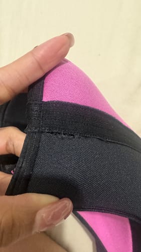 Customer photo review of Reversible Knee Sleeves - Pink
