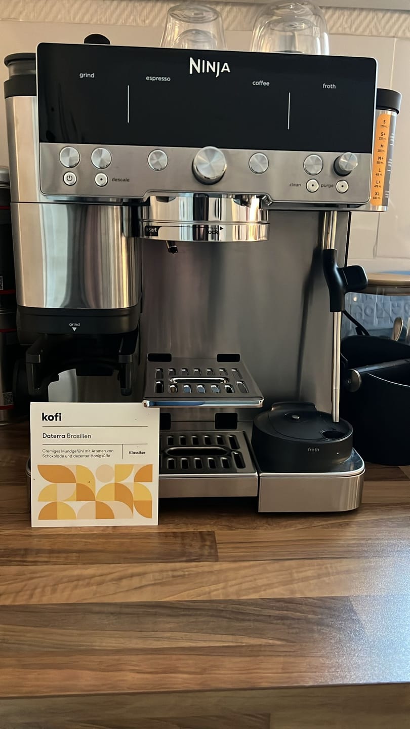 Customer photo review of Probierpaket Spezialitätenkaffee Cappuccino & Co. 3x250g