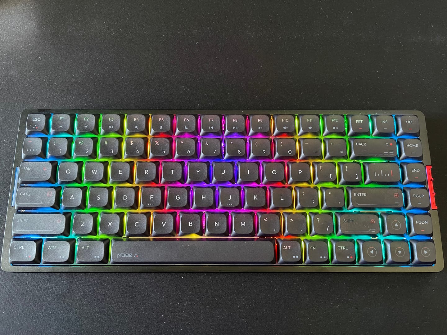 Customer photo review of IQUNIX MQ80 Aluminum Low Profile Mechanical Keyboard