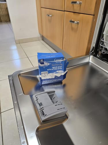 Customer photo review of דפי ניקוי למדיח
