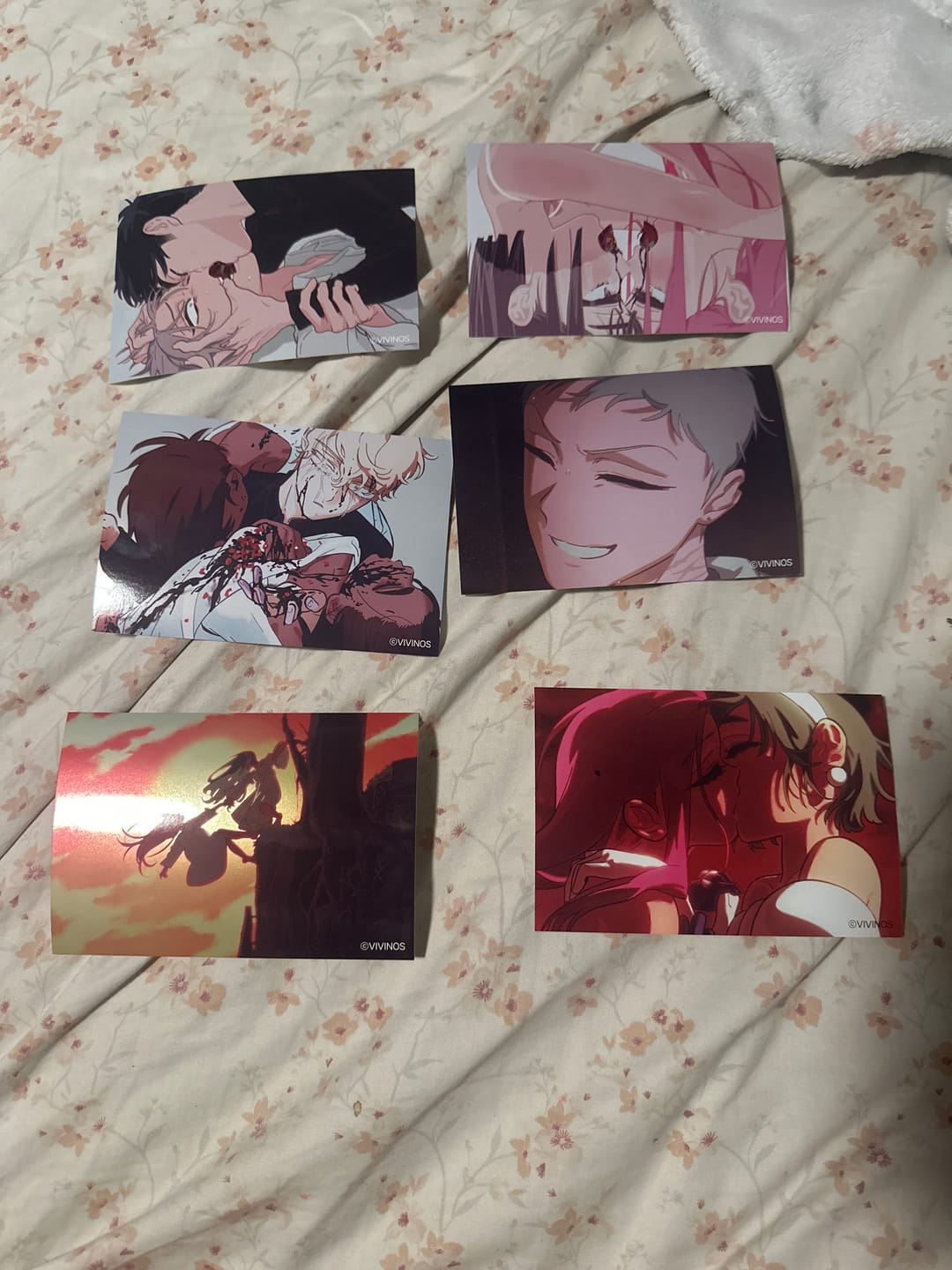 Customer photo review of Alien Stage Karmic Angel Series Postcard Set