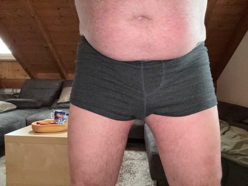 Customer photo review of Men’s Vent Soft Cotton Pyjama Shorts