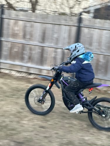 Customer photo review of 79Bike Falcon Pro, 72V Electric Dirt Bike