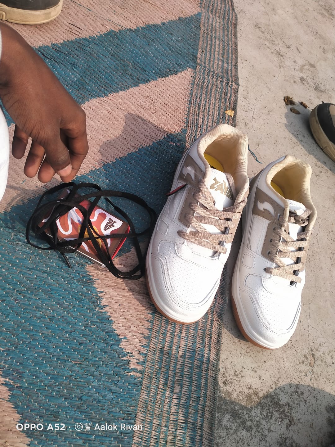Customer photo review of SPADE Salty Beige