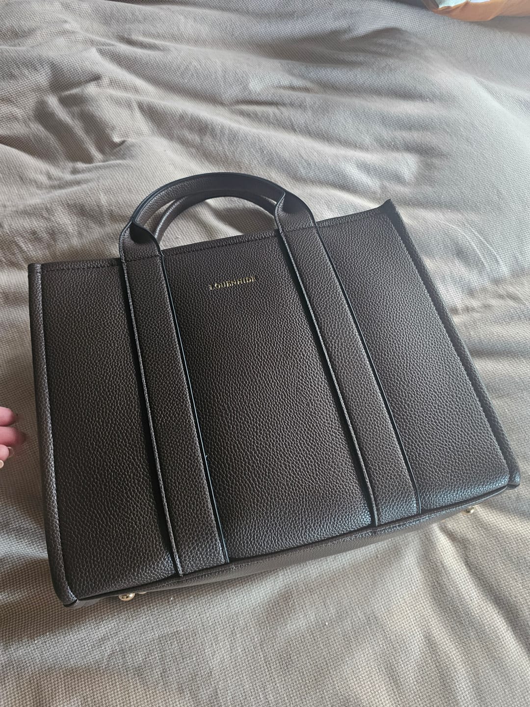 Customer photo review of Manhattan Tote Bag - Chocolate